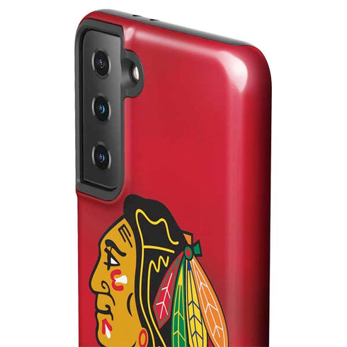 NHL Chicago Blackhawks Jersey Galaxy S21 FE Pro Case
