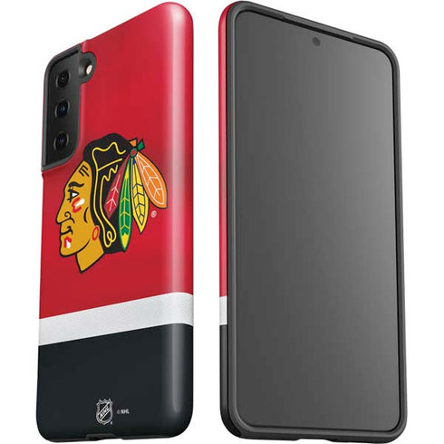 NHL Chicago Blackhawks Jersey Galaxy S21 Plus 5G Pro Case