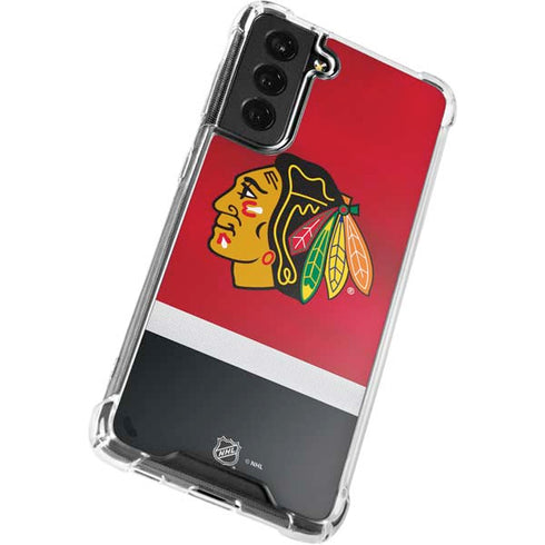 NHL Chicago Blackhawks Jersey Galaxy S22 Plus Clear Case