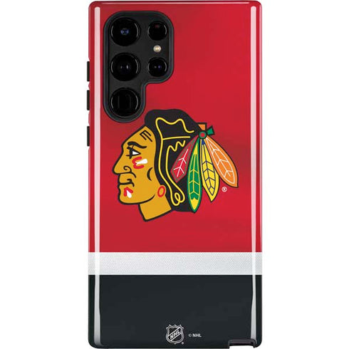 NHL Chicago Blackhawks Jersey Galaxy S22 Ultra Pro Case