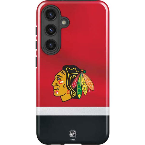 NHL Chicago Blackhawks Jersey Galaxy S24 Impact Case
