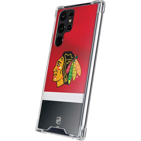 NHL Chicago Blackhawks Jersey Galaxy S24 Ultra Clear Case