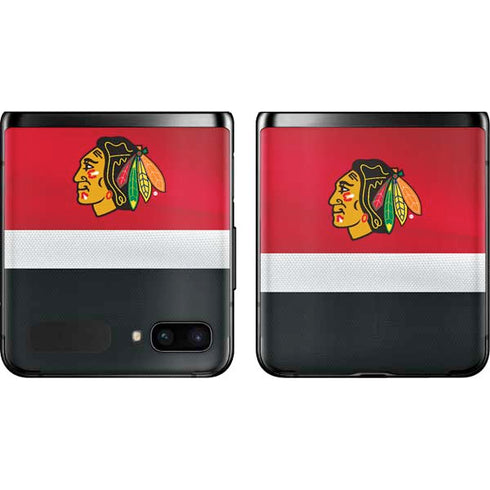 NHL Chicago Blackhawks Jersey Galaxy Z Flip Skin