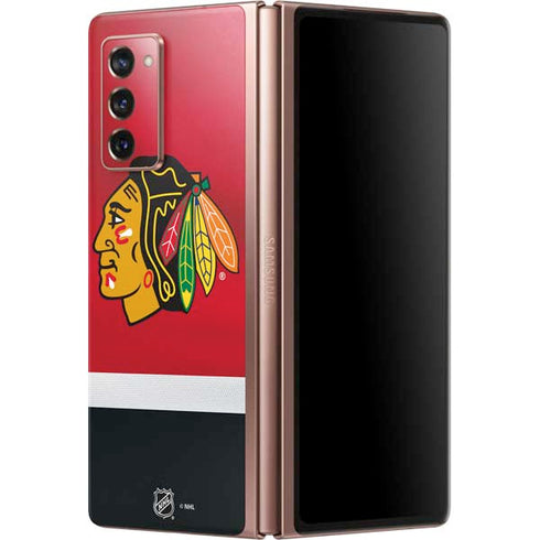NHL Chicago Blackhawks Jersey Galaxy Z Fold2 5G Skin