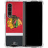 NHL Chicago Blackhawks Jersey Galaxy Z Fold4 5G Clear Case