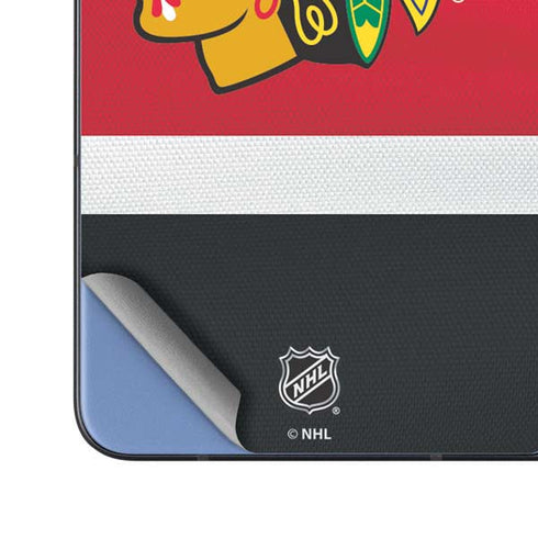 NHL Chicago Blackhawks Jersey Galaxy Z Fold5 5G Skin