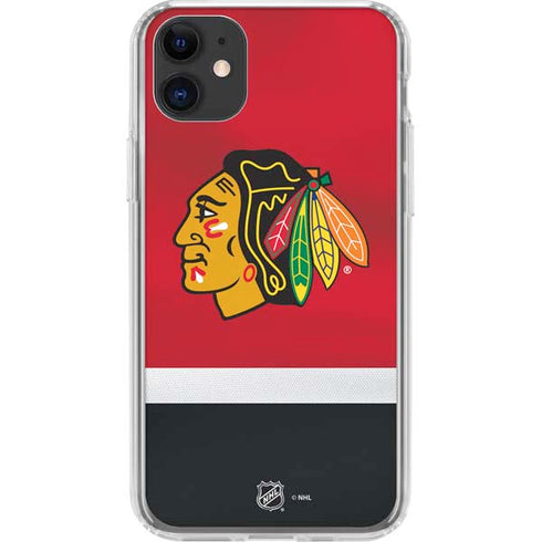 NHL Chicago Blackhawks Jersey iPhone 11 Clear Case