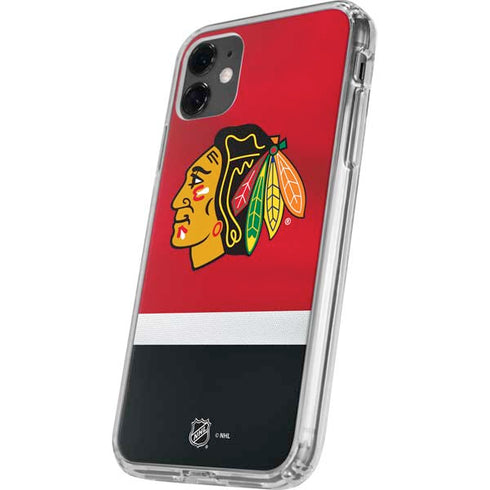 NHL Chicago Blackhawks Jersey iPhone 11 Clear Case