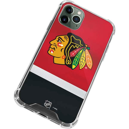 NHL Chicago Blackhawks Jersey iPhone 11 Pro Max Clear Case