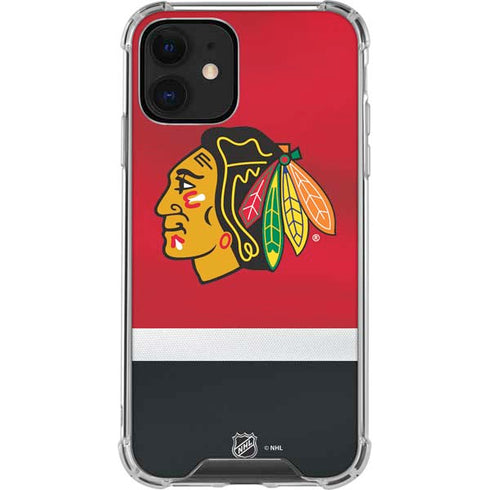 NHL Chicago Blackhawks Jersey iPhone 12 Clear Case
