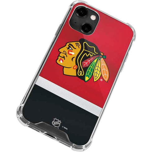 NHL Chicago Blackhawks Jersey iPhone 14 Clear Case