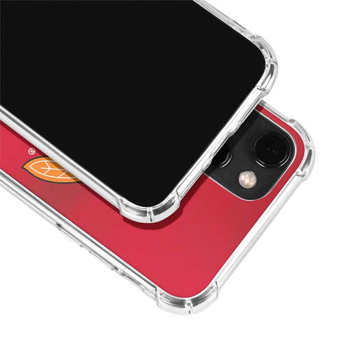 NHL Chicago Blackhawks Jersey iPhone 14 Plus Clear Case