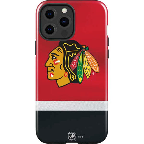 NHL Chicago Blackhawks Jersey iPhone 15 Pro Max Impact Case