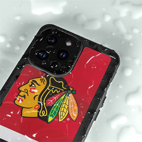 NHL Chicago Blackhawks Jersey iPhone 14 Pro Max Waterproof Case