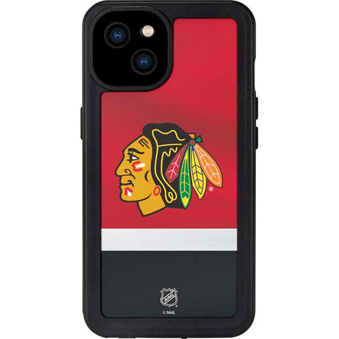 NHL Chicago Blackhawks Jersey iPhone 15 Plus Waterproof Case