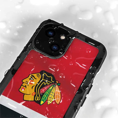 NHL Chicago Blackhawks Jersey iPhone 15 Plus Waterproof Case