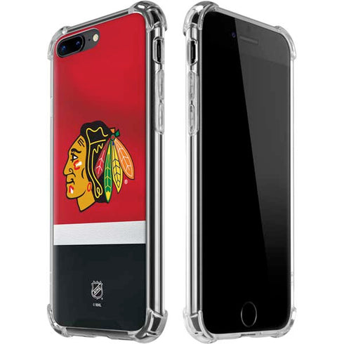 NHL Chicago Blackhawks Jersey iPhone 7/8 Plus Clear Case