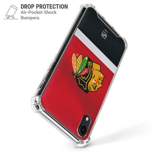 NHL Chicago Blackhawks Jersey iPhone XR Clear Case