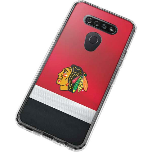 NHL Chicago Blackhawks Jersey LG K51/Q51 Clear Case