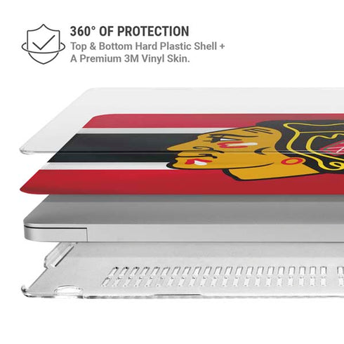 NHL Chicago Blackhawks Jersey MacBook Air 15in (2023-2025) Case plus Skin