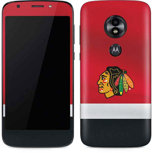 NHL Chicago Blackhawks Jersey Moto E5 Play Skin