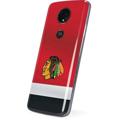 NHL Chicago Blackhawks Jersey Moto E5 Plus Skin