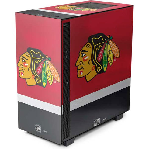 NHL Chicago Blackhawks Jersey NZXT H510 Compact ATX Mid-Tower Case Skin