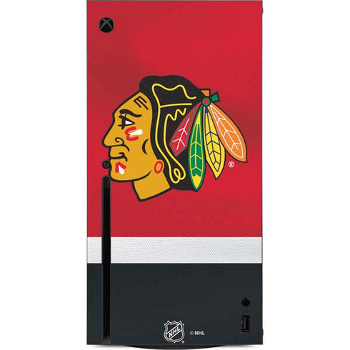 NHL Chicago Blackhawks Jersey Xbox Series X Console Skin