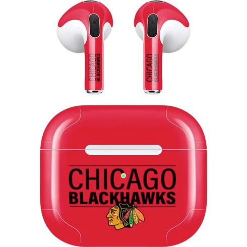 NHL Chicago Blackhawks Lineup Apple AirPods (3rd Gen 2021) Skin