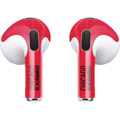 NHL Chicago Blackhawks Lineup Apple AirPods (3rd Gen 2021) Skin