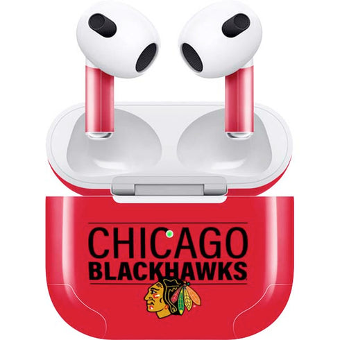 NHL Chicago Blackhawks Lineup Apple AirPods (3rd Gen 2021) Skin