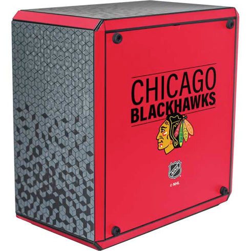 NHL Chicago Blackhawks Lineup Cooler Master MasterBox Q300L Mini Tower Skin
