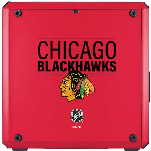 NHL Chicago Blackhawks Lineup Cooler Master MasterBox Q300L Mini Tower Skin