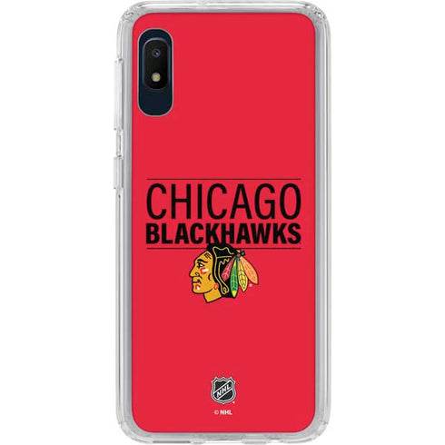 NHL Chicago Blackhawks Lineup Galaxy A10e Clear Case
