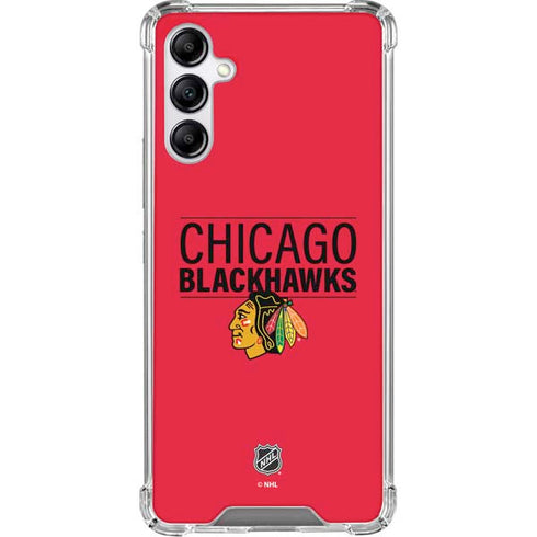 NHL Chicago Blackhawks Lineup Galaxy A15 5G Clear Case