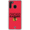 NHL Chicago Blackhawks Lineup Galaxy A21 Clear Case
