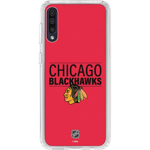 NHL Chicago Blackhawks Lineup Galaxy A50 Clear Case