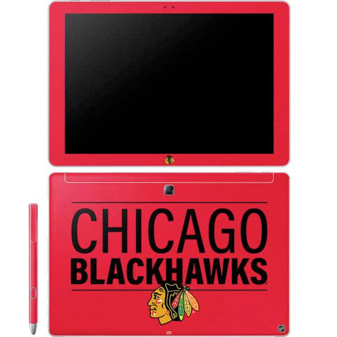 NHL Chicago Blackhawks Lineup Galaxy Book 12in Skin