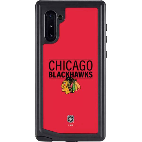NHL Chicago Blackhawks Lineup Galaxy Note 10 Waterproof Case