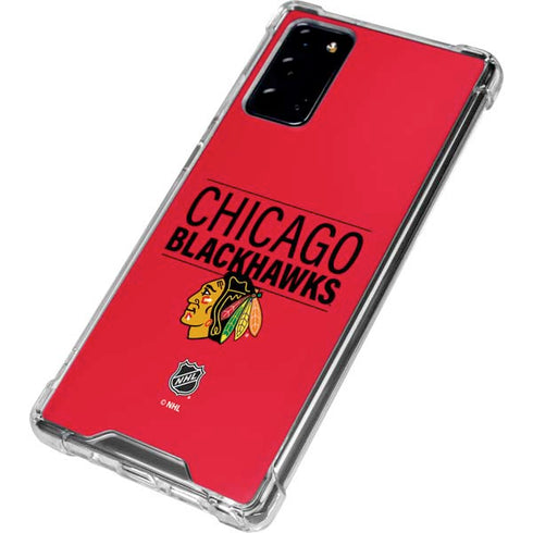 NHL Chicago Blackhawks Lineup Galaxy Note20 5G Clear Case