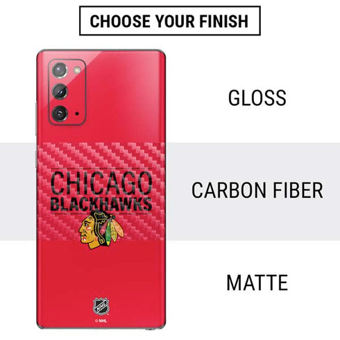 NHL Chicago Blackhawks Lineup Galaxy Note20 5G Skin