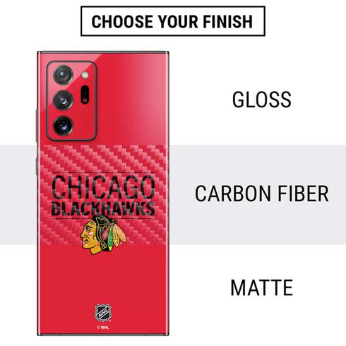 NHL Chicago Blackhawks Lineup Galaxy Note20 Ultra 5G Skin