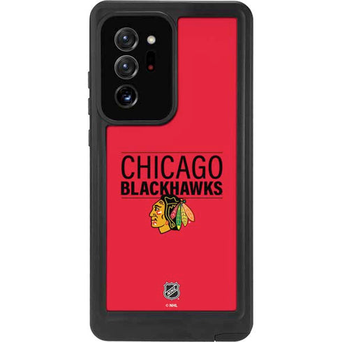 NHL Chicago Blackhawks Lineup Galaxy Note20 Ultra 5G Waterproof Case