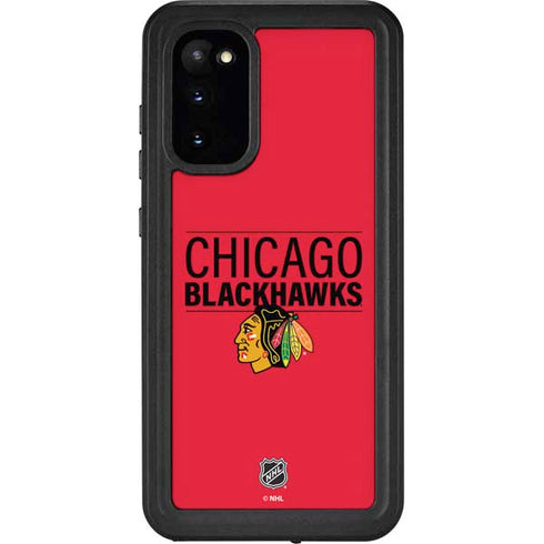 NHL Chicago Blackhawks Lineup Galaxy S20 Waterproof Case