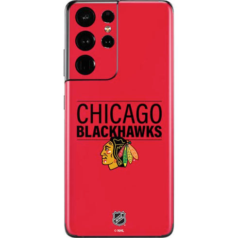 NHL Chicago Blackhawks Lineup Galaxy S21 Ultra 5G Skin