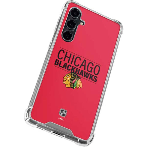 NHL Chicago Blackhawks Lineup Galaxy S23 FE Clear Case