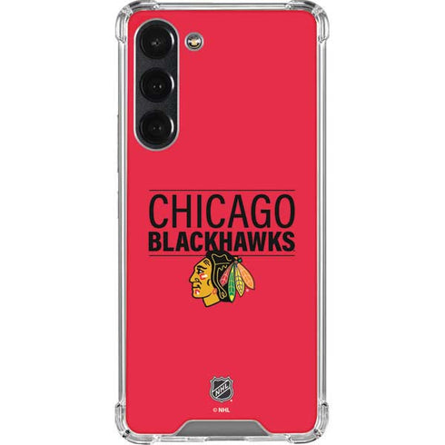NHL Chicago Blackhawks Lineup Galaxy S23 Plus Clear Case