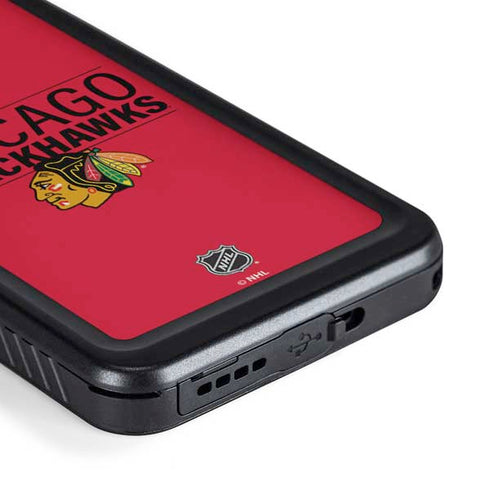 NHL Chicago Blackhawks Lineup Galaxy S23 Plus Waterproof Case