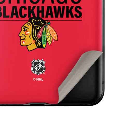 NHL Chicago Blackhawks Lineup Galaxy Z Flip Skin