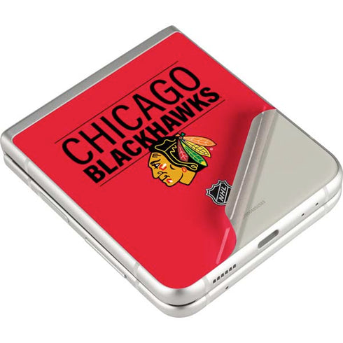NHL Chicago Blackhawks Lineup Galaxy Z Flip4 5G Skin